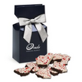 Peppermint Bark in Navy Blue Gift Box